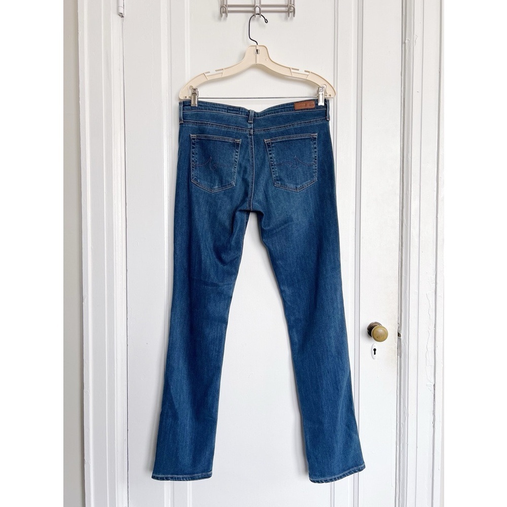 AG • The Harper Essential Straight jean mid rise Interface slim dark wash blue - Picture 8 of 10